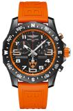 Breitling Endurance Pro Princeton University Edition Black Dial Orange Rubber Strap Watch for Men - X823104C1B1S1 Authentic Buy Shop Now