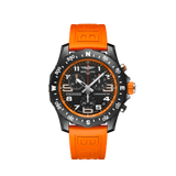 Breitling Endurance Pro Black Dial Orange Rubber Strap Watch for Men - X82310A51B1S1 Authentic Buy Shop Now