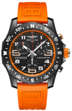 Breitling Endurance Pro Black Dial Orange Rubber Strap Watch for Men - X82310A51B1S1 Authentic Buy Shop Now