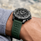 Breitling Endurance Pro Black Dial Green Rubber Strap Watch for Men - X82310D31B1S1 Authentic Buy Shop Now