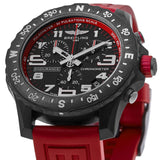 Breitling Endurance Pro Black Dial Red Rubber Strap Watch for Men - X82310D91B1S1 Authentic Buy Shop Now