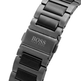 Hugo Boss Peak Black Dial Black Steel Strap Watch for Men - 1513814 Authentic Buy Shop Now