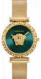 Versace Palazzo Empire Greca Green Dial Gold Mesh Bracelet Watch for Women - VEDV00819 Authentic Buy Shop Now