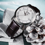 Tissot T Classic Bridgeport Silver Dial Brown Leather Strap Watch For Men - T097.410.16.038.00 Authentic Buy Shop Now