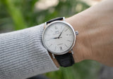 IWC Portofino Automatic White Dial Black Leather Strap Watch for Men - IW356501 Authentic Buy Shop Now