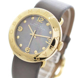 Marc Jacobs Amy Grey Dial Grey Leather Strap Watch for Women - MBM1287 Authentic Buy Shop Now