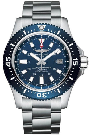 Breitling Superocean II Special Mariner Blue Ceramic Bezel 44mm Mens Watch - Y1739316/C959 Authentic Buy Shop Now