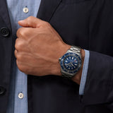 Breitling Superocean 44mm Special Blue Dial Silver Steel Strap Watch for Men - Y17393161C1A1 Authentic Buy Shop Now