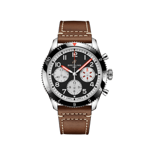 Breitling Avi Chronograph 42 Mosquito Black Dial Brown Leather Strap Watch for Men - Y233801A1B1X1 Authentic Buy Shop Now