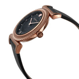 Versace V-Motif Vintage Logo Black Dial Black Leather Strap Watch for Women - VERE00818 Authentic Buy Shop Now