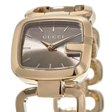 Gucci G Gucci Sunbrushed Brown Dial Rose Gold Steel Strap Watch For Women - YA125511 Authentic Buy Shop Now