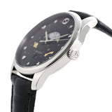Gucci G-Timeless Moonphase Black Dial Black Leather Strap Watch For Men - YA126327 Authentic Buy Shop Now
