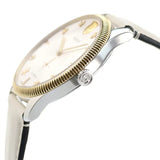Gucci G Timeless Automatic Silver Dial Beige Leather Strap Watch For Men - YA126348 Authentic Buy Shop Now