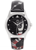 Gucci Le Marche Des Merveilles Black Dial Black Leather Strap Unisex Watch - YA1264007 Authentic Buy Shop Now