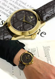 Gucci G Timeless Quartz Brown Dial Brown Leather Strap Watch for Men - YA1264035 Authentic Buy Shop Now
