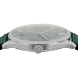Gucci G-Timeless Mother of Pearl Green Dial Green Leather Strap Watch For Women - YA1264042 Authentic Buy Shop Now