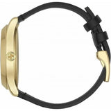 Gucci G Timeless Bee Motif Black Dial Black Leather Strap Watch For Women - YA1264055 Authentic Buy Shop Now