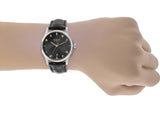 Gucci G Timeless Automatic Black Dial Black Leather Strap Watch For Women - YA126469 Authentic Buy Shop Now