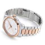 Gucci G Timeless Silver Dial Two Tone Steel Strap Watch For Men - YA126473 Authentic Buy Shop Now