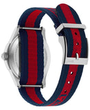 Gucci G Timless Le Marche Des Merveilles Blue & Red Dial Blue & Red Nylon Strap Unisex Watch - YA126495 Authentic Buy Shop Now