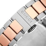 Gucci G Timeless Grey Dial Two Tone Steel Strap Watch For Women - YA126527 Authentic Buy Shop Now