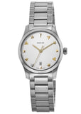 Gucci G Timeless White Dial Silver Steel Strap Watch For Women - YA126572A Authentic Buy Shop Now