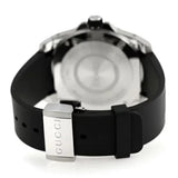 Gucci Dive Quartz Kingsnake Black Dial Black Rubber Strap Watch For Men - YA136217 Authentic Buy Shop Now
