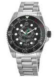 Gucci Dive Snake Black Dial Silver Steel Strap Watch For Men - YA136218 Authentic Buy Shop Now