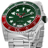 Gucci Dive Quartz Green Dial Silver Steel Strap Watch For Men - YA136222 Authentic Buy Shop Now