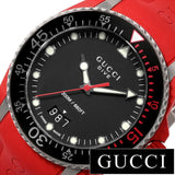 Gucci Dive Quartz Black Dial Red Rubber Strap Watch For Men - YA136309 Authentic Buy Shop Now