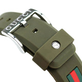 Gucci Sync XXL Quartz Brown Dial Brown Leather Strap Watch For Men - YA137106 Authentic Buy Shop Now