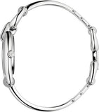 Gucci Horsebit Collection Quartz Brown Dial Silver Steel Strap Watch For Women - YA139501 Authentic Buy Shop Now