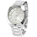Gucci GG2570 Silver Dial Silver Steel Strap Watch For Men - YA142308 Authentic Buy Shop Now