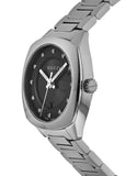 Gucci GG2570 Diamonds Black Dial Silver Steel Strap Watch For Women - YA142503 Authentic Buy Shop Now