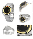 Gucci Grip Chronograph Disney Black Dial Silver Steel Strap Watch For Men - YA157307 Authentic Buy Shop Now
