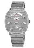 Gucci Grip Quartz Silver Dial Silver Steel Strap Watch For Women - YA157401 Authentic Buy Shop Now