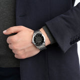 Armani Exchange Nico Analog Black Dial Silver Steel Strap Watch For Men - AX2320 Authentic Buy Shop Now