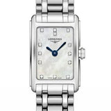 Longines Dolcevita Diamonds Mother of Pearl Dial Silver Steel Strap Watch for Women - L5.258.4.87.6 Authentic Buy Shop Now