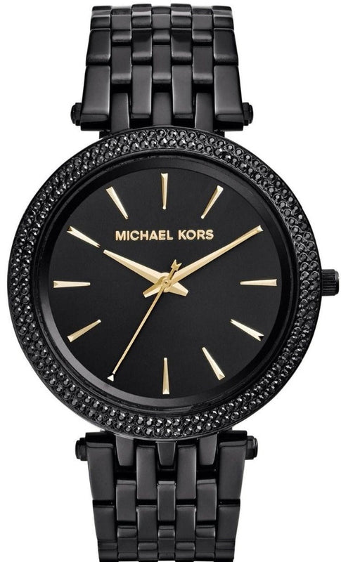 Michael Kors Darci Black Dial Black Steel Strap Watch for Women - MK3337 Authentic Buy Shop Now