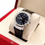 Salvatore Ferragamo F-80 Classic Black Dial Black Leather Strap Watch for Men - SFDT00219 Authentic Buy Shop Now