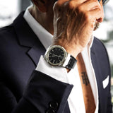 Salvatore Ferragamo F-80 Classic Black Dial Black Leather Strap Watch for Men - SFDT00219 Authentic Buy Shop Now