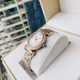 Versace V-Motif Silver Dial Two Tone Steel Strap Watch for Women - VERE00718 Authentic Buy Shop Now