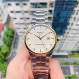 Tissot Luxury Powermatic 80 Gold Dial Silver Steel Strap Watch For Men - T086.407.22.261.00 Authentic Buy Shop Now