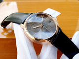 Calvin Klein Posh Grey Dial Black Leather Strap Watch for Men - K8Q376C3 Authentic Buy Shop Now