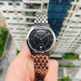Tissot T Classic T One Automatic Black Dial Silver Steel Strap Watch For Men - T038.430.11.057.00 Authentic Buy Shop Now