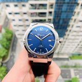 Salvatore Ferragamo F-80 Classic Blue Dial Blue Leather Strap Watch for Men - SFDT00319 Authentic Buy Shop Now