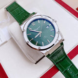 Salvatore Ferragamo F-80 Classic Green Dial Green Leather Strap Watch for Men - SFDT00119 Authentic Buy Shop Now