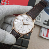 Tissot T Classic Tradition Chronograph White Dial Brown Leather Strap Watch For Men - T063.617.36.037.00 Authentic Buy Shop Now