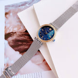 Versace Meander Blue Dial Silver Mesh Bracelet Watch for Women - VELW00520 Authentic Buy Shop Now