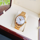 Tissot T Classic PR 100 Lady White Dial Gold Steel Strap Watch for Women - T101.210.33.031.00 Authentic Buy Shop Now